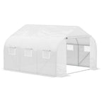 11.5 X 10 X 6.5 Outdoor Walk-in Greenhouse — Tunnel Green House with Roll-Up Windows — product image 1