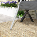 2-Seater Outdoor Porch Swing with Canopy and Table, Patio Swing Chair for Garden, Poolside, Backyard, Gray — product image 3