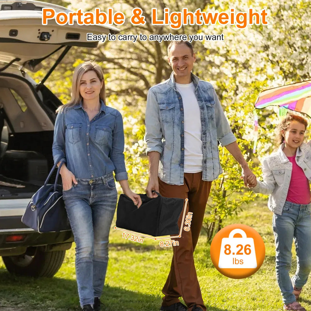 100inch 120inch Options Projector Screen With Stand 4K HD Rear Front Wrinkle-Free Portable And Foldable Movie Screen With Carry Bag For Indoor Outdoor Home Theater Backyard Cinema — product image 3