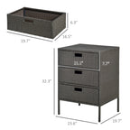 Patio PE Rattan Storage Cabinet — Wicker Pool Cabinet Organizer — product image 3