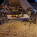 Folding Camping Table — Adjustable Height Aluminum Table — product image 2