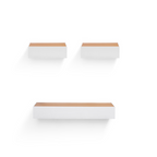Floating Shelves 23.62 Wall Mounted Wood Shelves for Bathroom — product image 3