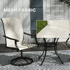 Patio Swivel Chairs Set of 2 — Lawn — product image 2