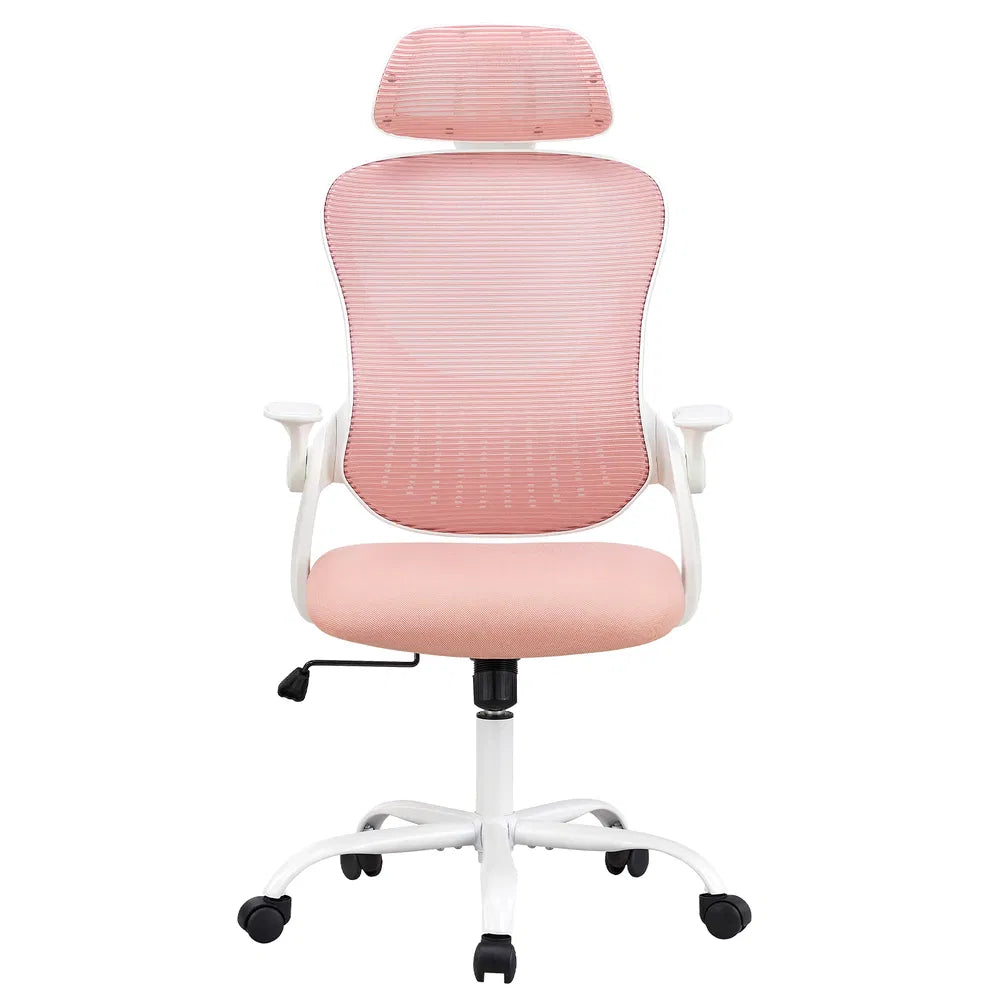 Ergonomic Office Computer Desk Chair, Mesh High Back Rolling Swivel Adjustable Task Chair With Headrest And Flip-up Armrests, Chair With Wheels, Black — product image 3