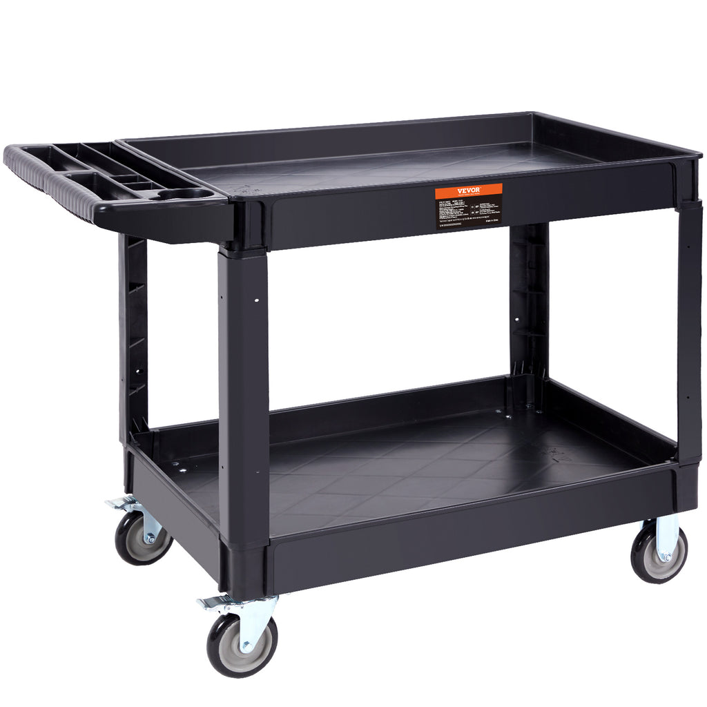 Utility Service Cart — Large Lipped Shelf — product image 1