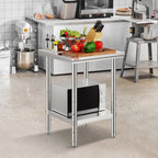 Stainless Steel Commercial Kitchen Work Food Prep Table — product image 3