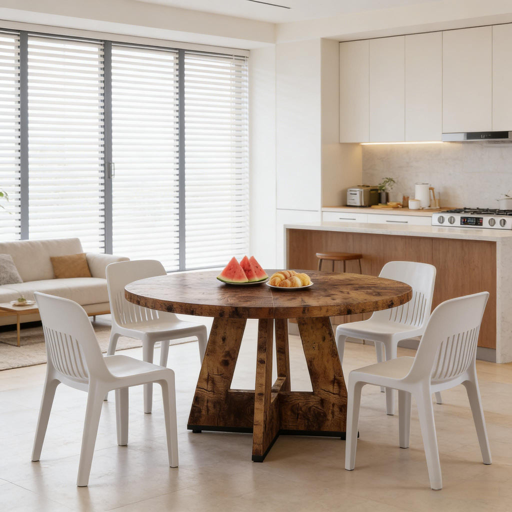 Wooden Coffee Table — Round Bar Table — product image 1