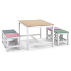 5-Piece Children's's Patio Table and Chair Set - 1 Table & 4 Stools — product image 2