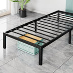 Full-size heavy-duty metal bed frame — view 2