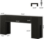 Foyer Table — Console Table — Wooden Hallway Table — product image 3