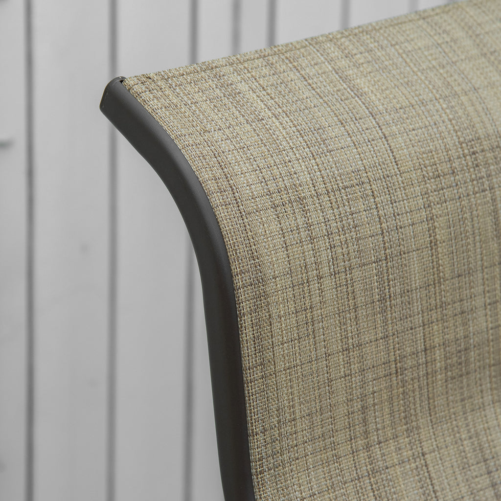 Gliding Lounger Chair — Single Rocker with Lightweight Metal & Mesh Construction — product image 3