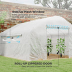 13 X 10 X 6.5 Tunnel Greenhouse Hoop House with Upgraded Galvanized Steel Frame — product image 3