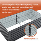2-Pack 6x3x2 Ft Galvanized Metal Raised Garden Beds — product image 3