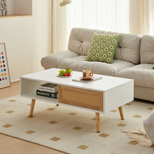 41.34 Inch Rattan Coffee Table — product image 1