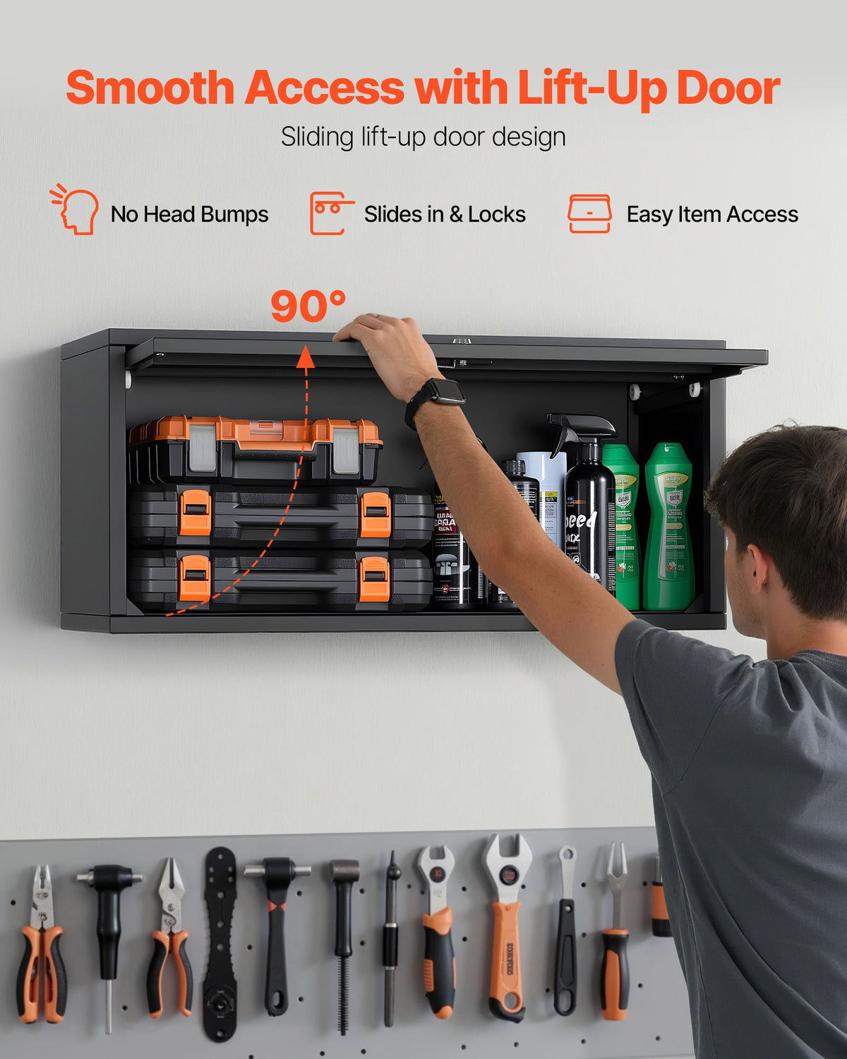 Metal Wall Cabinet — 27.56w X 12.01d X 14.02h Inch — product image 2