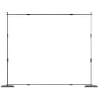 10ft X 10ft Pipe And Drape Kit, Heavy Duty Backdrop Stand With Carbon Steel Base, Adjustable Backdrop Support With 6 Clamps And A Carry Bag For Wedding, Party, Event, Photography, And Exhibition — product image 2