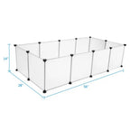 Pet Playpen, Portable Large Plastic Yard Fence Small Animals, Puppy Kennel Crate Fence Tent RT — product image 3