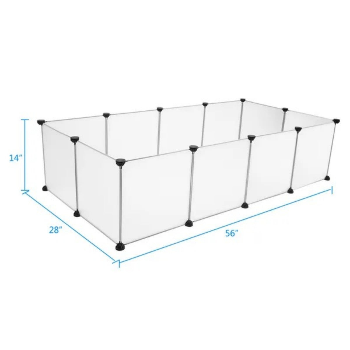 Pet Playpen, Portable Large Plastic Yard Fence Small Animals, Puppy Kennel Crate Fence Tent RT — product image 3
