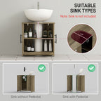 Farmhouse Pedestal Sink Storage Cabinet — product image 3