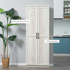 63" 2-Door Kitchen Pantry — Antique White — product image 3