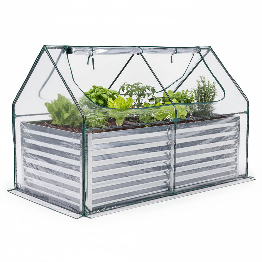 Greenhouse, With 2 Zipper Doors And Waterproof UV Protection, Suitable For Flowers, Vegetables And Herbs, Transparent — product image 1