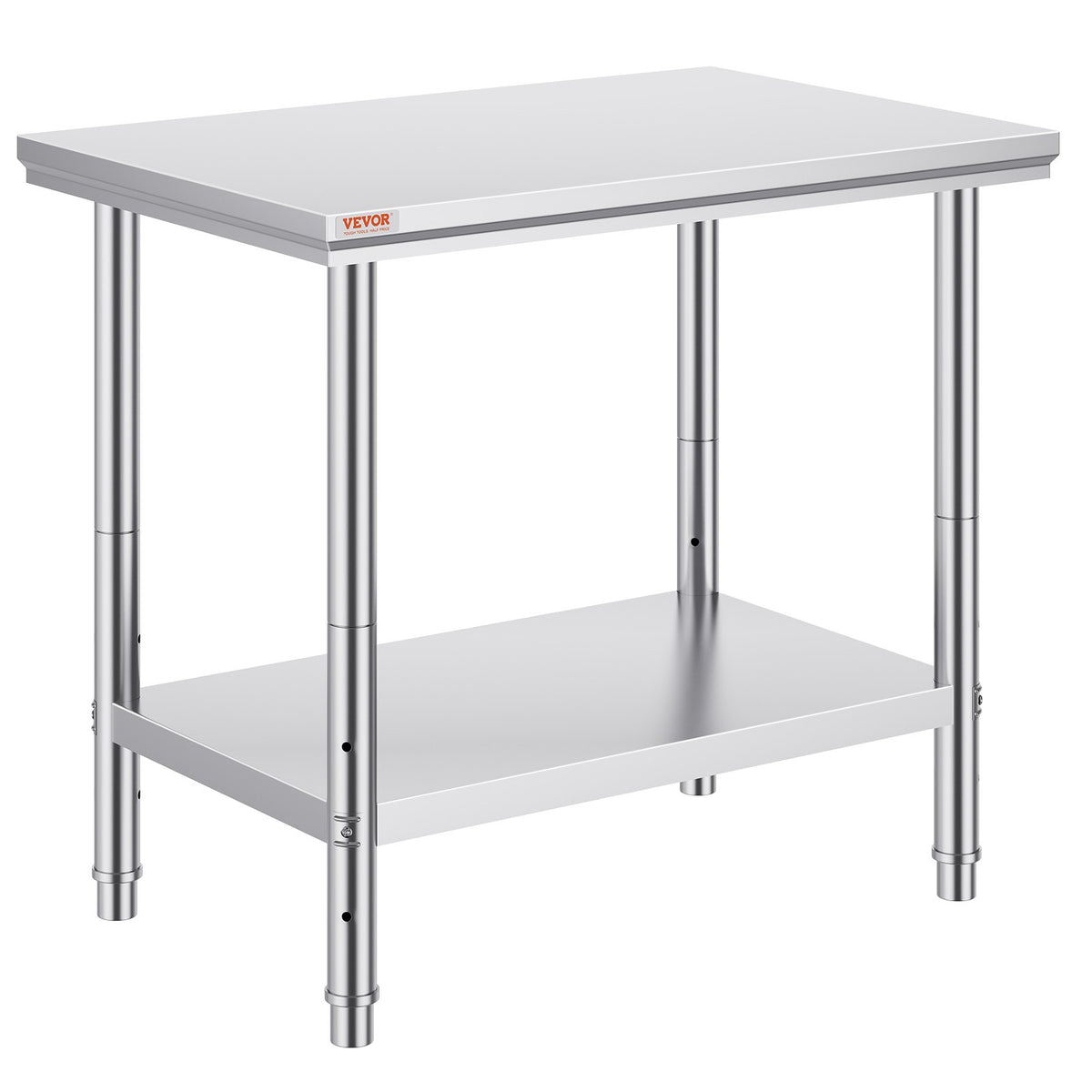 Stainless Steel Prep Table — 35 X 24 X 31 Inch — product image 2