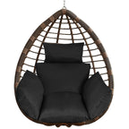 1Pc Egg Chair Cushion Hanging Basket Seat Cushion Thicken Soft Egg Swing Chair Pad Hanging Egg Chair Cushion With Headrest — product image 1