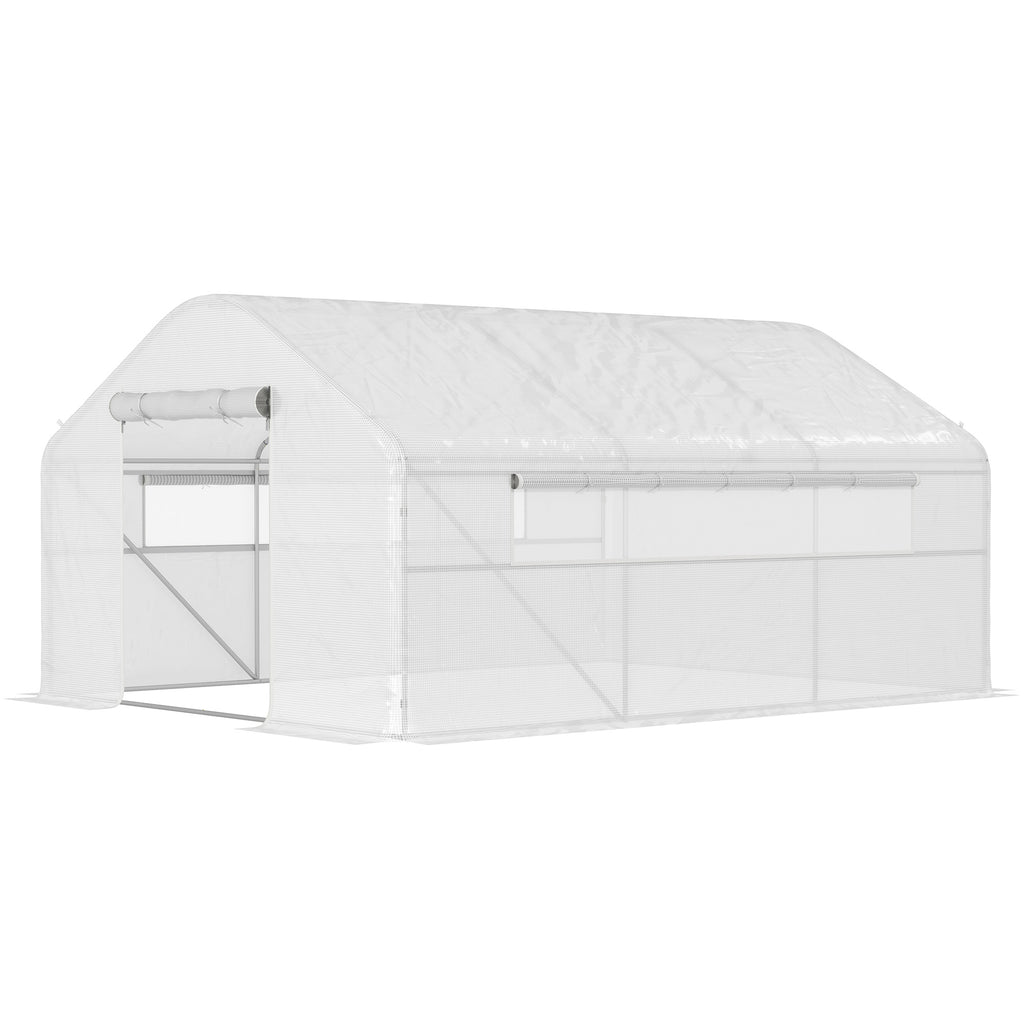 13 X 10 X 6.5 Tunnel Greenhouse Hoop House with Upgraded Galvanized Steel Frame — product image 1