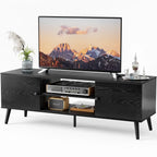 Panel TV Cabinet Can Store Black Cabinets, Suitable For Home Living Room Office TV Cabinet — product image 3