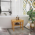 Long Bamboo Shower Bench Seat — product image 1