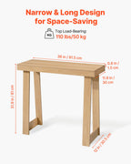 36 in Console Table — Modern Desk Behind the Couch — product image 3