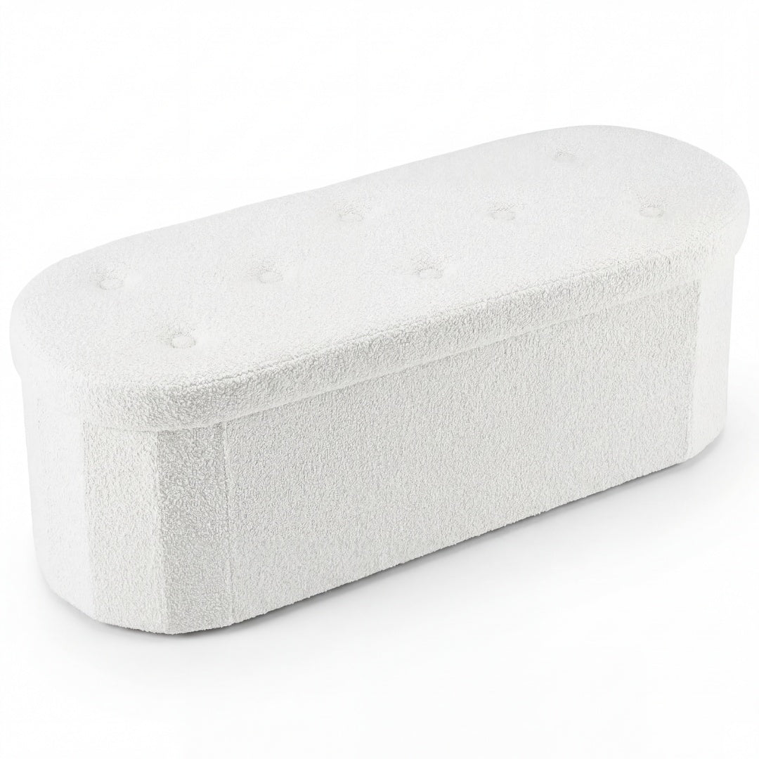 43-inch Foldable Footpad With Storage Function, Multi-functional Home Bench — product image 2