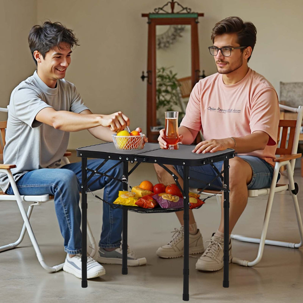 2ft Folding Portable Camping Table Aluminum Outdoor Table Adjustable Height — product image 2