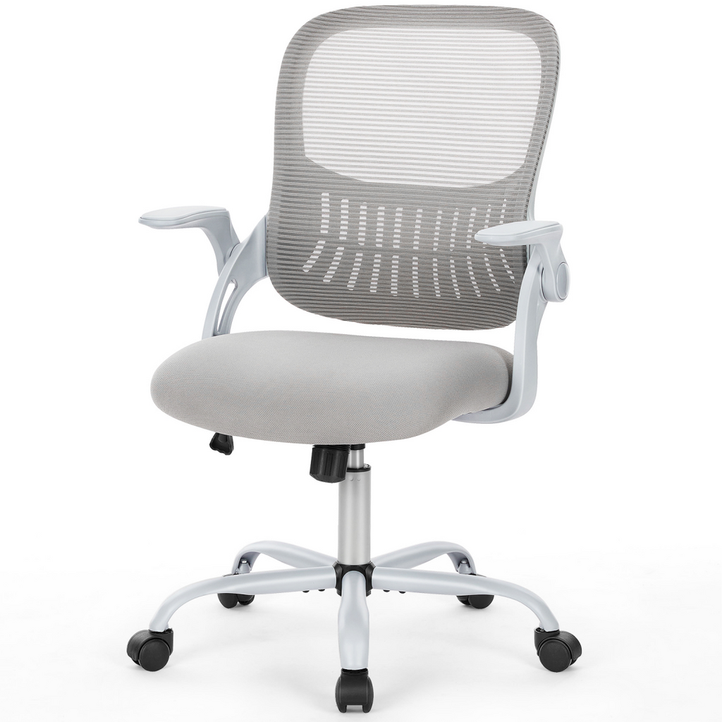Home Office Computer Chair - Ergonomic Mid Back Desk with Lumbar Support and Rocking — product image 1