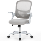 Home Office Computer Chair - Ergonomic Mid Back Desk with Lumbar Support and Rocking — product image 1