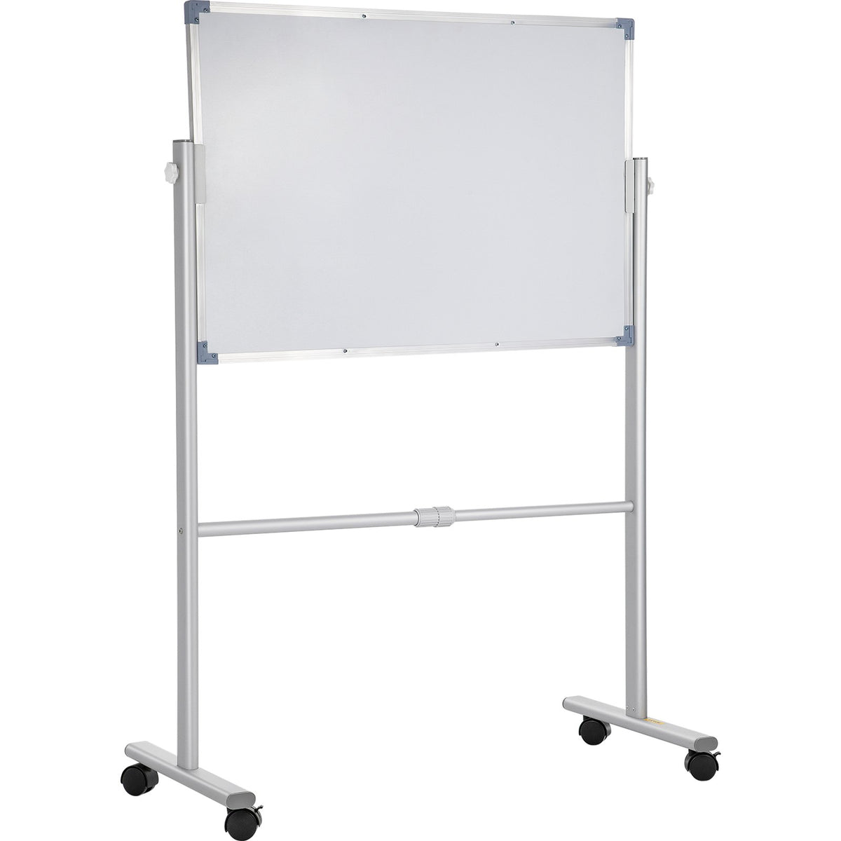 Mobile Magnetic Whiteboard, 36 X 24 Inch, Double Sided, 360 Degree Reversible Rolling Dry Erase Board, Height Adjustable With Aluminum Frame And Lockable Swivel Wheels, For Office School Home — product image 1