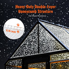 14 Pack Polycarbonate Greenhouse Panels, 2' X 4' X 0.16'' Roof Panels Sheets, Waterproof UV Protected Corrugated Plastic Roofing, Impact Resistance Clear Roofing Sheets For Greenhouse/Garden — product image 3