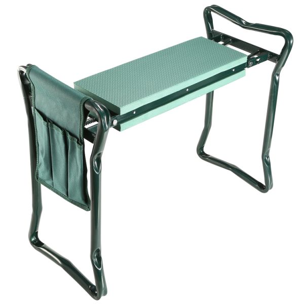 Foldable Garden Kneeler Seat with Kneeling Soft Cushion Pad Tools Pouch Portable — product image 1