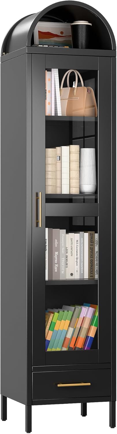 Metal Arched Bookcase Cabinet — Kitchens — product image 1