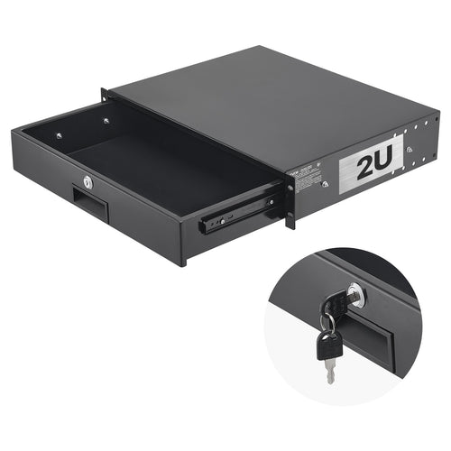 2u Rack Mount Drawer — 50 Lbs Max Load-Bearing — product image 1