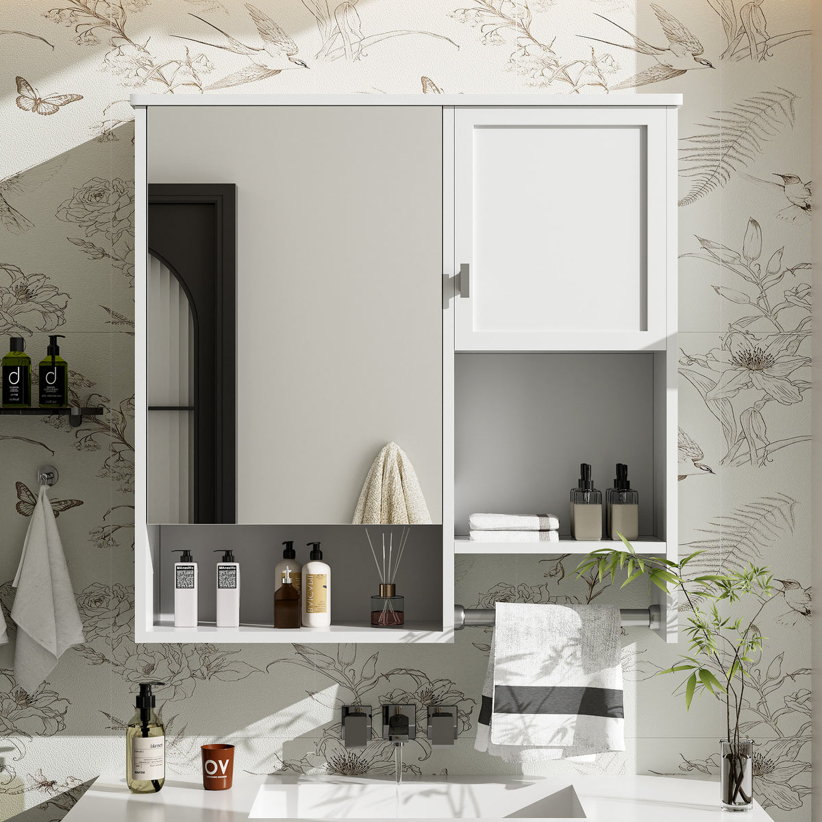 29'' X 28'' Modern Wall Mounted Bathroom Medicine Cabinet — product image 1