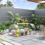 7 L X 3 W X 2.5 H Portable Tunnel Greenhouse for Outdoor Garden Hot House with 4 — product image 2