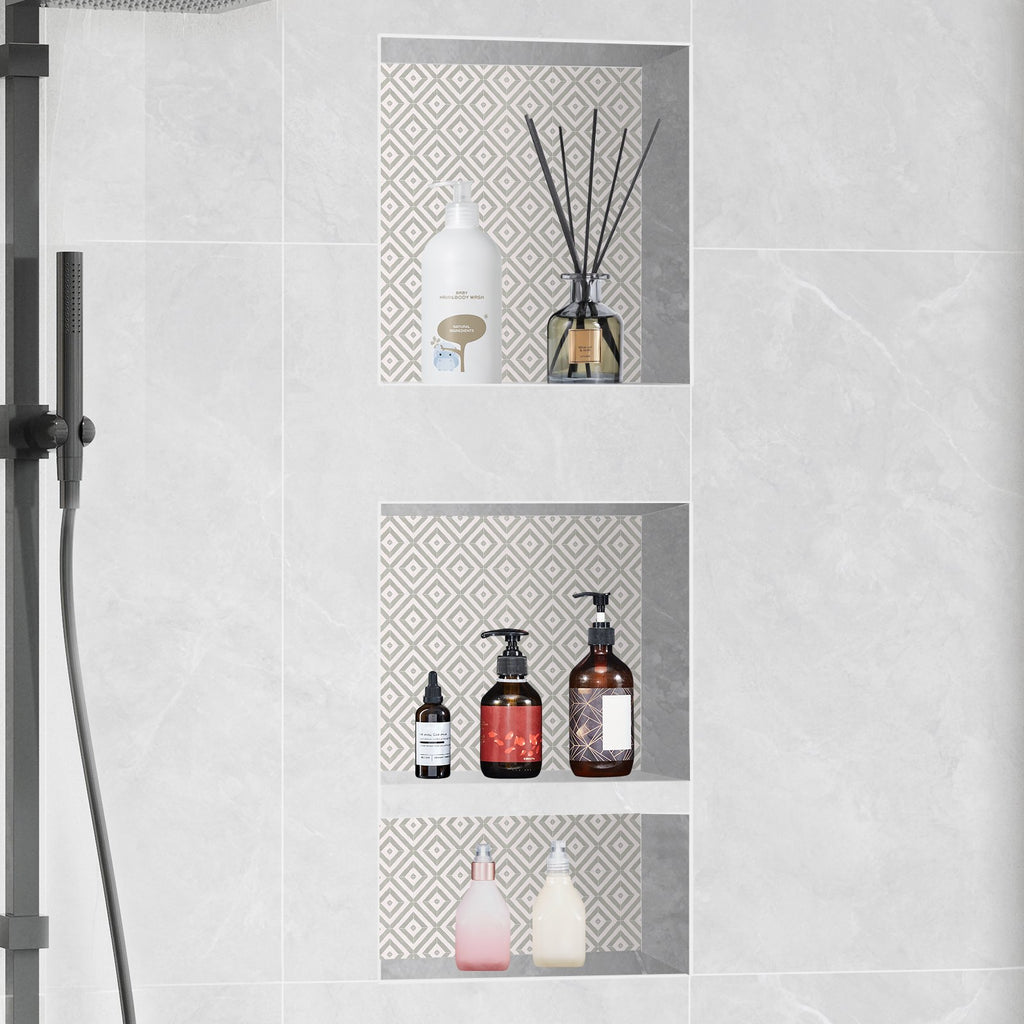 Shower Niche Ready for Tile Triple Shelf Organizer — product image 2