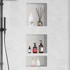 Shower Niche Ready for Tile Triple Shelf Organizer — product image 2