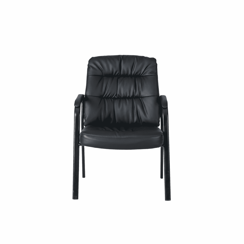 Wear-resistant PU Leather, Comfortable Long-sitting Office Chair, Thickened Seat And Backrest Chair, Household Guest Chair — product image 1