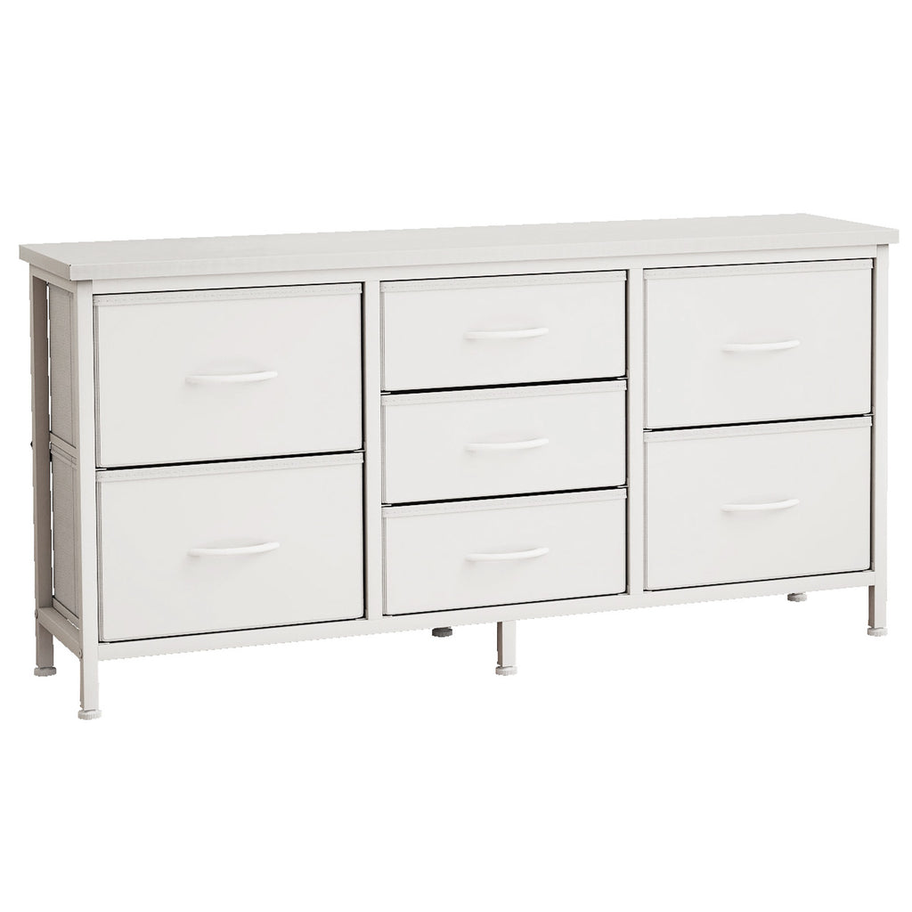 Black seven-drawer dresser — view 2
