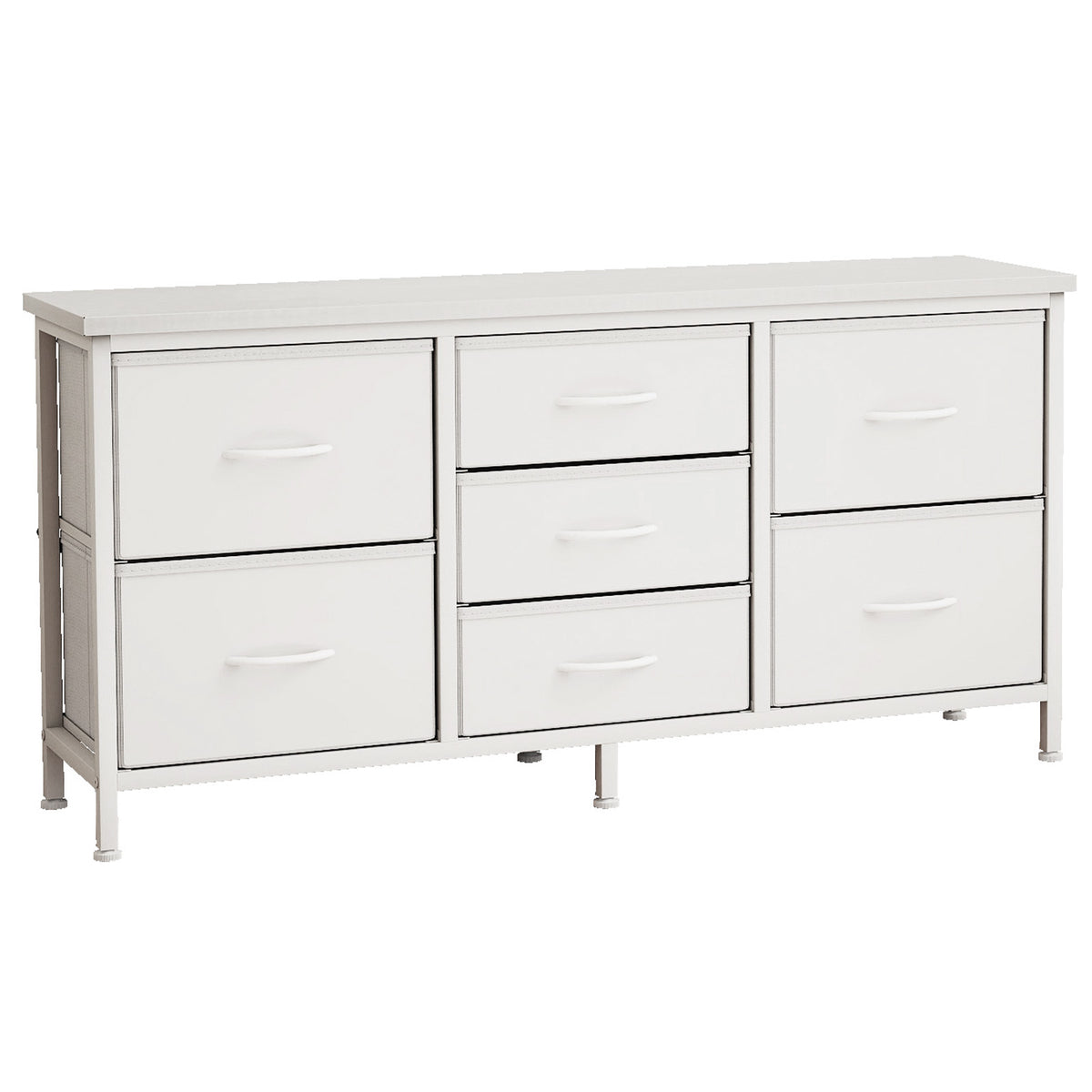 Black seven-drawer dresser — view 2