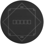 Poker Mat Texas Holdem Poker Table Top with Non-Slip Bottom Black — product image 1