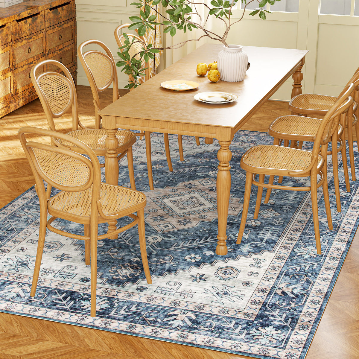 4x6 Area Rug — Vintage Washable Rug — product image 1