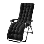 71x22in Plus Type Chaise Lounger Cushion Recliner Rocking Chair Sofa Mat Deck Chair Cushion — product image 2
